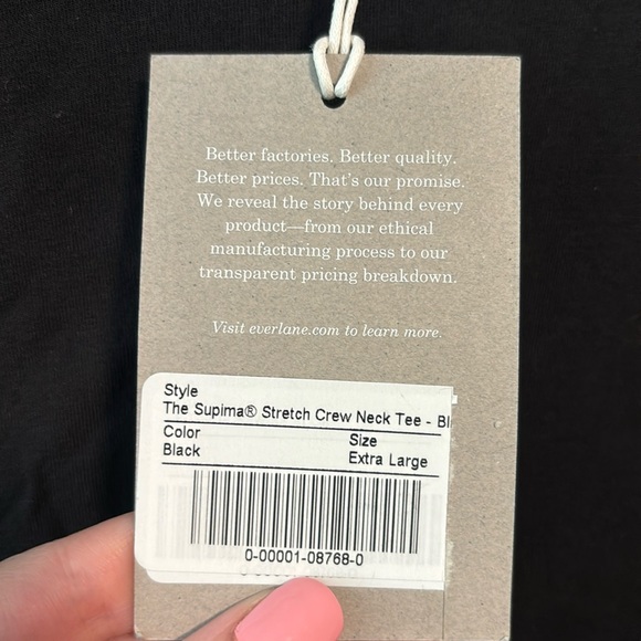 NWT Everlane The Supima® Form Crew Neck Tee - Picture 11 of 12